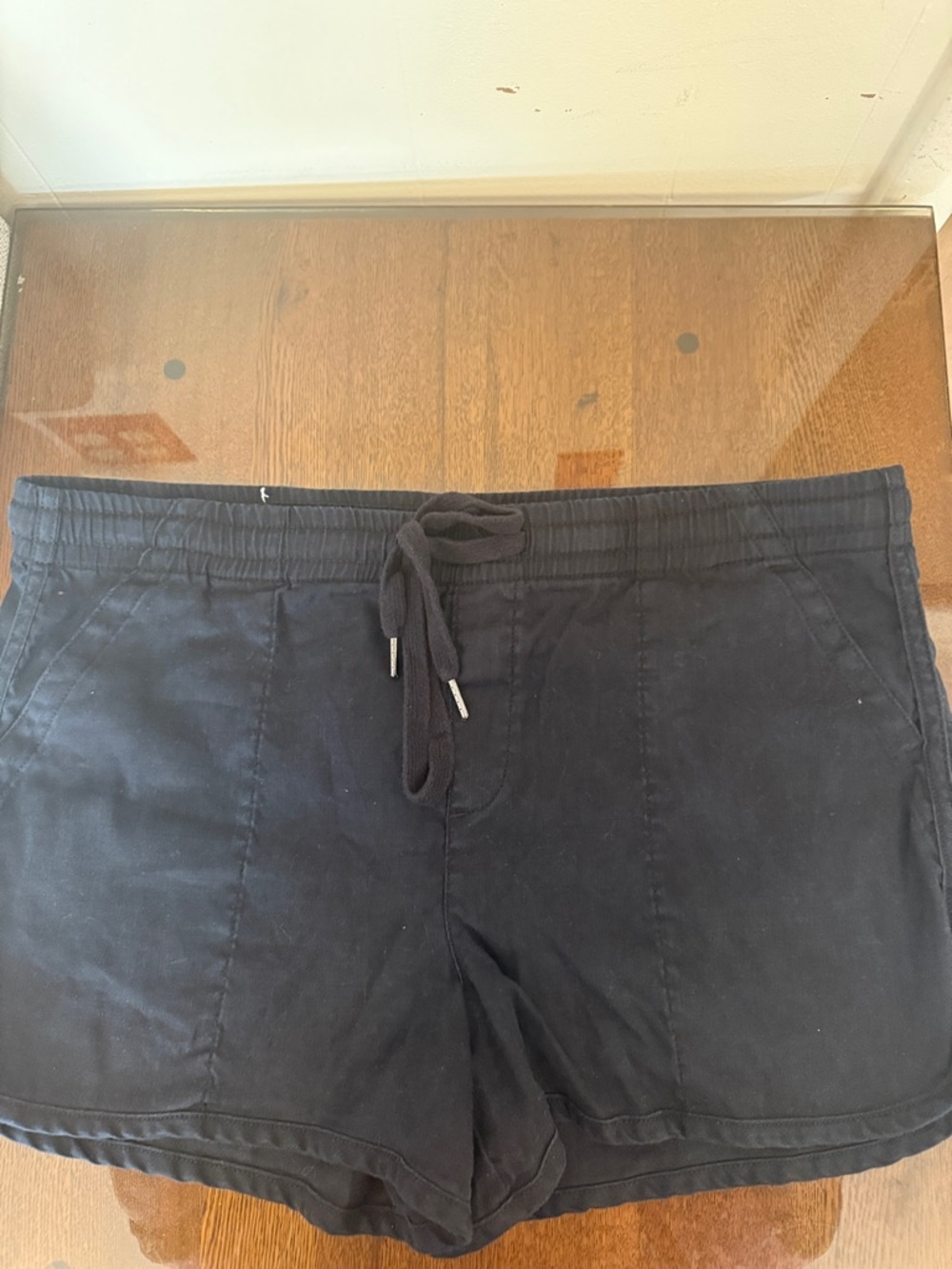 Level 99 Casual Drawstring Shorts in Black XL
